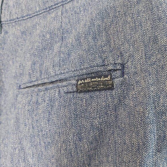 7 for all mankind cotton/linen mix shorts - Picture 4 of 7